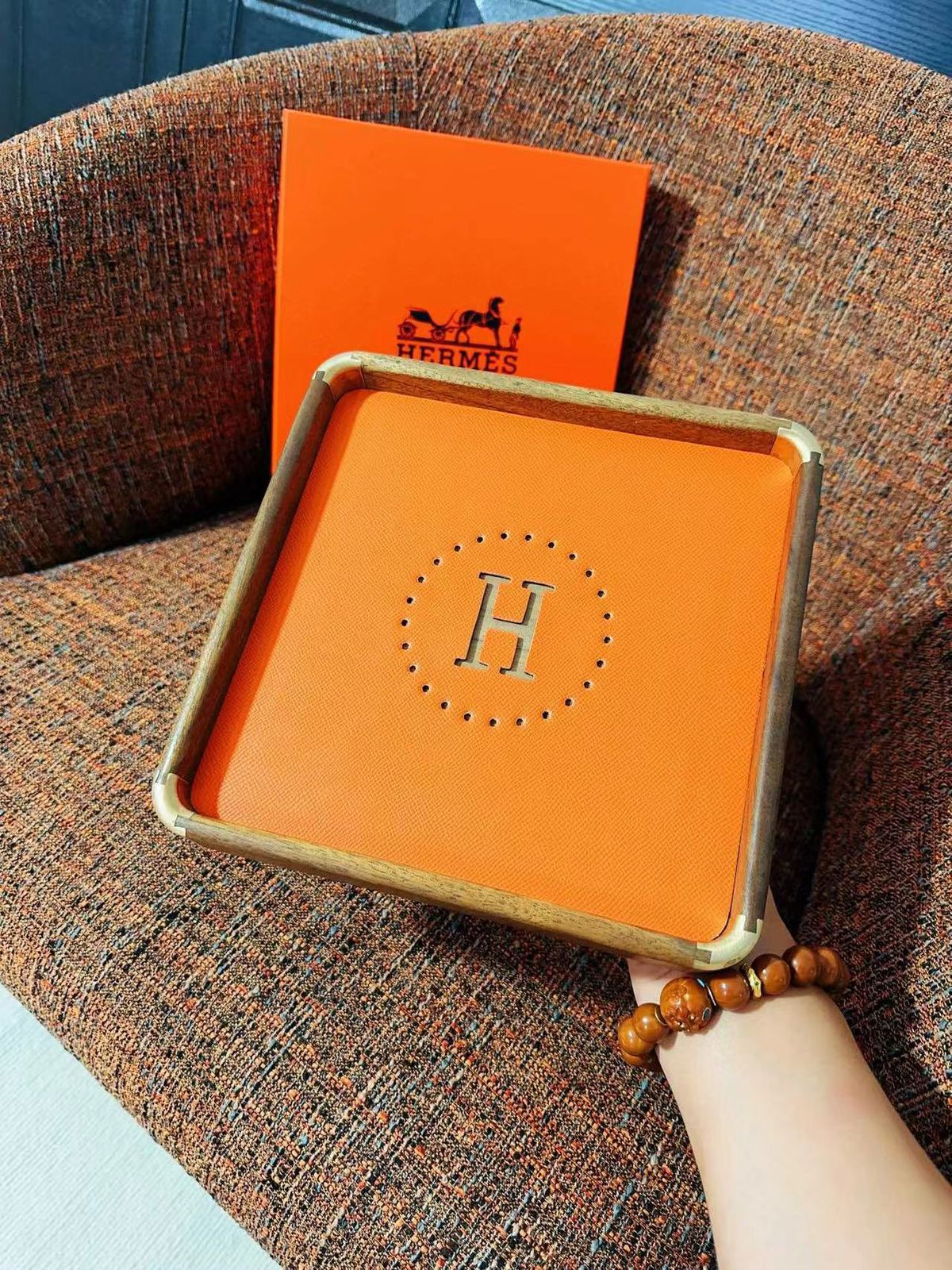 Hermes small square tray